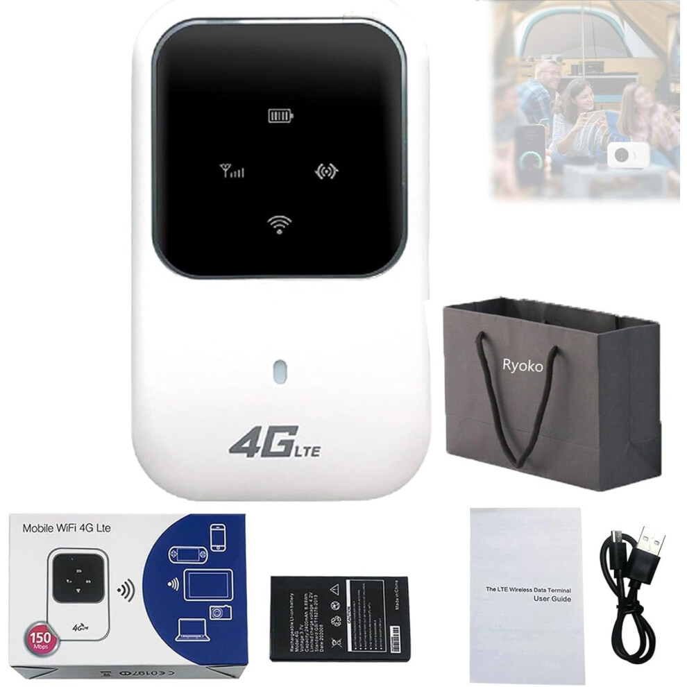 Portable Wifi Hotspot For Travel, Wireless Network, Unlimited Satellite Internet, High Speed Smart Router, Compatible With Any Device 9395123558400