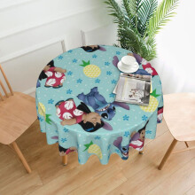Stitch Rectangular Tablecloth, 60in, Water Resistant, Anti-Wrinkle, Spill-Proof Soft Fabric, compatible with dining room, parties & holiday decor
