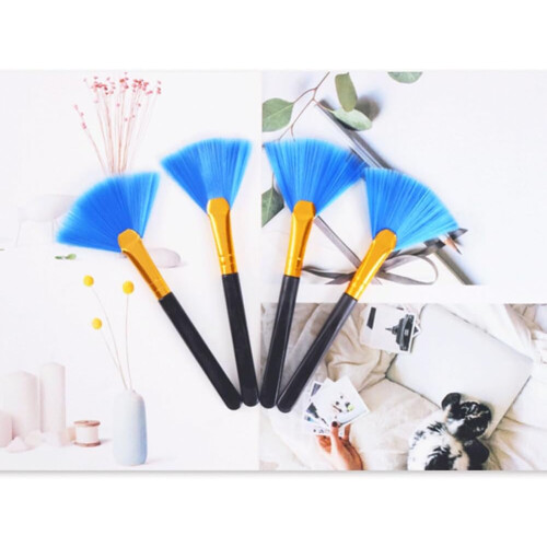 4pcs 12cm Nylon Bristle Computer Cleaning Brush Set for Keyboard, Screen and Electronics 2