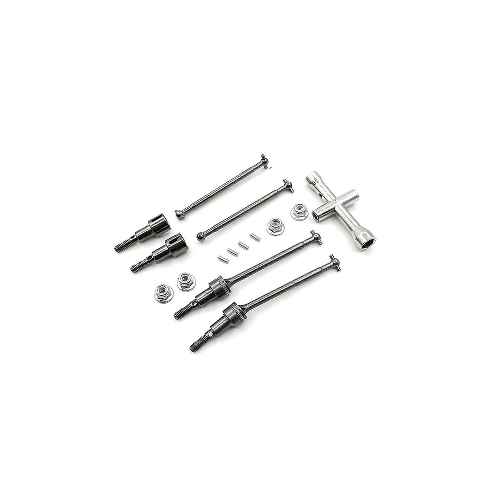 Front And Rear Cvd Drive Shaft Set For Scy 16101 16102 16103 16201 Pro 1/16 Brush Rc Car Upgrades Pa 9395123660394
