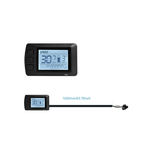 Ebike LCD-M3 Display 24V36V48V SM Connector Connector Display Suitable for Electric Bicycle Smart Control Panel 1