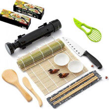 DIY sushi kit with bamboo mat