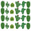 30Pcs Cactus Push Palm Leaf Push Wooden Pushpins Thumb Tacks 1