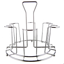 Soporte para tazas de café SPRING PARK, soporte de acero inoxidable para tazas de café, fácil de colgar, bonito soporte decorativo para tazas con