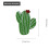 30Pcs Cactus Push Palm Leaf Push Wooden Pushpins Thumb Tacks 2