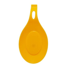 Silicone Spoon Holder Rest Pad Kitchen Utensils Spatula Eggbeater Heat Resistant Placemat Tray Insulation Mats Kitchen Tools Orange