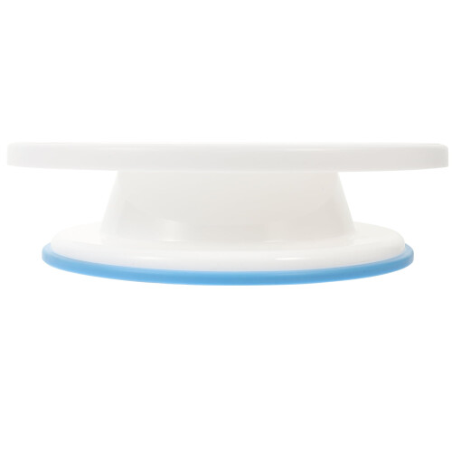 Cake Turntable Baking Tools Decor Utensil Decorating Stand Mounting Non-slip White