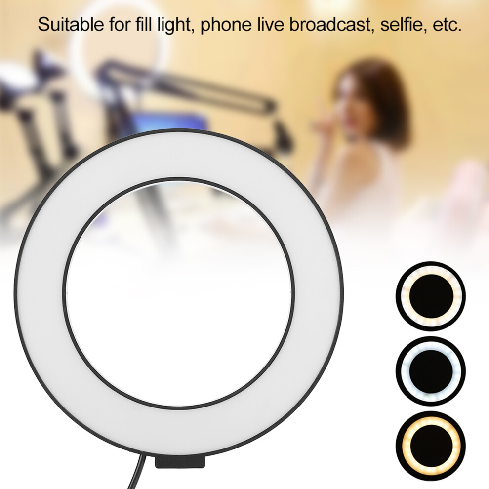 16Cm Phone Led Ring Fill Lamp For Live Streaming Selfie Content Creation Light 8461382632906