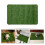 Tapete de grama artificial Eease para porta de entrada externa. 2