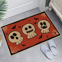 Alfombra de Halloween de 40x60 cm, felpudo decorativo de terror para entrada, baño e interiores - Liquidación de Kayannuo