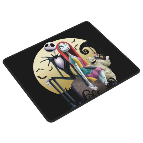 The Nightmare Before Christmas Rubber Edge Mouse Pad, Συμβατό με γραφείο, γραφή, παιχνίδια, φορητό 1