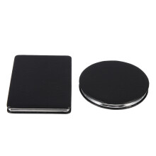 Leifggao2pcs Miroir cosmétique pliable Miroir de poche Petits miroirs de maquillage pliables