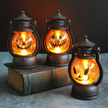 luces LED de calabaza para niños con gancho para colgar, ideales para fiestas y decoración del hogar, para uso en interiores y exteriores.