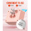 2 τεμάχια Cruise Power Strip, πτυσσόμενο ροζ αντι-υπερτασικό με πρίζες USB C, 3.4A Total, πρίζα 2