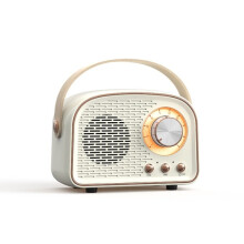 IC Mini Radio Bluetooth-kaiutin, kannettava pieni kaiutin valkoinen