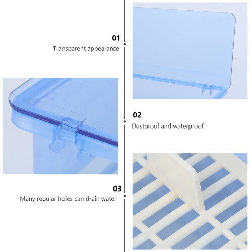 1pc Flatware Tray Kitchen Cutlery Tray Utensil Storage Container Chopstick Box 1