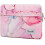 Capa para laptop com estampa de mármore rosa, tamanho 14 polegadas (14,0 polegadas). 1