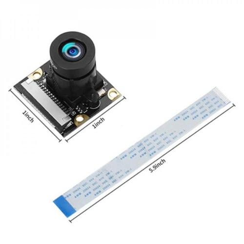 Telecamera Raspberry PI con visione notturna 1080p/720p, modulo mini telecamera 5MP, webcam per Raspberry Pi 2, 4, 3, modello B+, cavo per telecamera 1