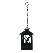 Yakbaofuo Candles & Holders Retro Hanging Wrought Iron Candle Holder European Style Romantic Hanging Lamp Decoration Candle Holder