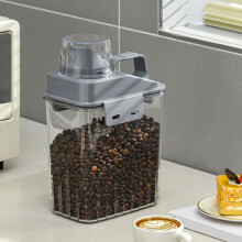 Bocqde Jar Sealed Jar Caja de almacenamiento de granos Barril 2000ml Almacenamiento de granos Café Taza Almacenamiento de alimentos Snacks