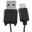 3X USB Type-C USB 3.1 Navíjací kábel Nabíjací kábel Type-C USB-C čierny 3