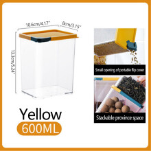 Tanque de almacenamiento sellado Kayannuo para cereales, frutos secos, té - Caja grande de almacenamiento de alimentos para cocina, compatible con