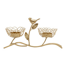 Miayilima Tischornament, Kerzenhalter in Vogelform aus Eisen, Dekorative Ornamente, Kreative Tischdekoration, Accessoires für ein romantisches