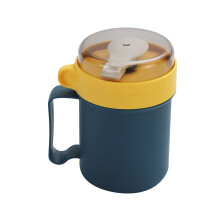 Boîte à repas sous vide Herrnalise de 473 ml (16 oz), en acier inoxydable, étanche et fournie avec une cuillère, idéale pour l'école, les