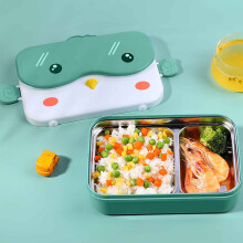 Boîte à lunch isotherme en acier inoxydable Maxiaoxia avec compartiment, boîte bento réutilisable pour l'école et le travail, compatible avec
