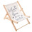 Beach Chair with Thick Striped Design and Exquisite Craftsmanship 1