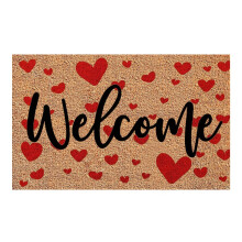 Tapis de sol Giyblacko, tapis de porte, tapis de Saint-Valentin, tapis de fĂŞtes, tapis de bienvenue, tapis de porte en polyester
