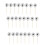 24 st Disco Ball Cupcake Toppers Picks silver 1