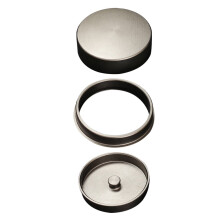Bocaux Mason en verre avec couvercles à vis pour thé, camomille et menthe verte, couvercles métalliques pour conserves