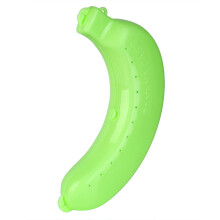 Boîte de protection pour bananes, étui à lunch, boîte de rangement pour fruits, coque de protection, joli support 3 couleurs, nouveau (vert)