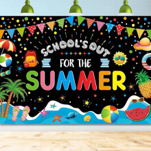 Tło Hello Summer 84x60 cali | Tło na imprezę przy basenie w stylu hawajskim na plaży, baner dekoracyjny z motywem tropikalnych wakacji