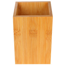 Organisateur de couverts en bambou, porte-baguettes, égouttoir à vaisselle, seau de rangement pour ustensiles de cuisine