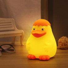 Výpredaj malej žltej nočnej lampy Staron Pat Lamp (žltá), malá žltá nočná lampa Pat Lamp so senzorom, nabíjanie cez USB, darčeková ozdoba