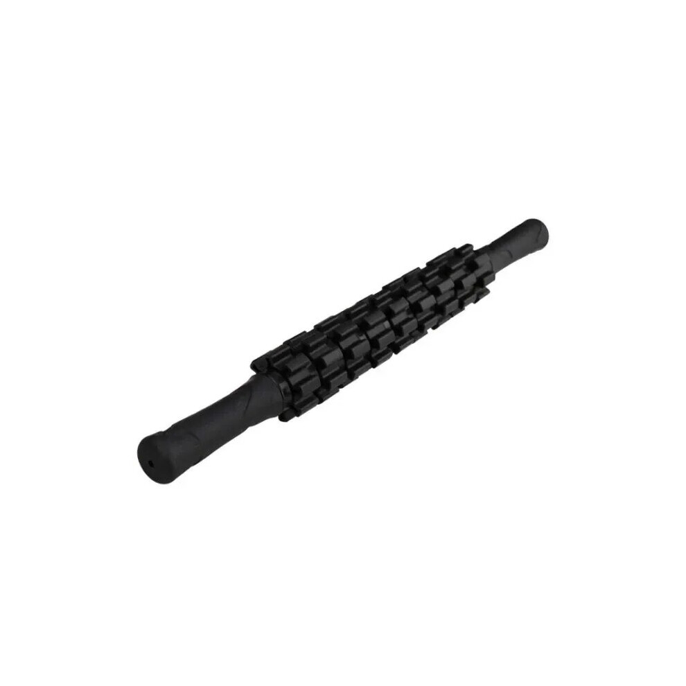 9 Wheel Muscle Roller Stick Full Body Massage Bar Acupressure Trigger Point Recovery Tool for Relief Legs/Back Muscle Soreness