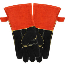 1 paire de gants de barbecue résistants à la chaleur, gants anti-brûlures pour barbecue et camping
