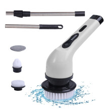 Valentýnský výprodej Kayannuo: Bezdrátový elektrický čistič s 9 vyměnitelnými hlavicemi, kartáč na čištění koupelny, kuchyně a