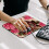Mousepad quadrado com base de borracha antiderrapante para computador e notebook - Estampa de rosas e leopardo 7