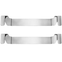 Lot de 2 plaques de cuisson plates pour barbecue portable, avec spatule et support, pour la cuisson au four.