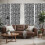 Ambesonne Sort Hvid 4-Panel Gardiner, Vilde Zebra Linjer, 136x235 cm, Sort Hvid 2