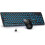 Keyboard and Mouse with Power Display, Blacklit Rechargeable Full Sized Silent Light Up Gaming 1