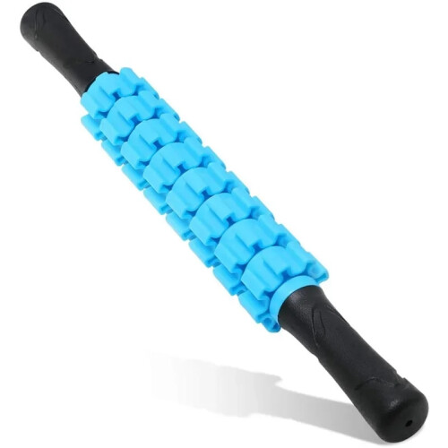 9Wheel Muscle Roller Stick Μπάρα μασάζ ολόκληρου σώματος με βελονισμό, εργαλείο 1