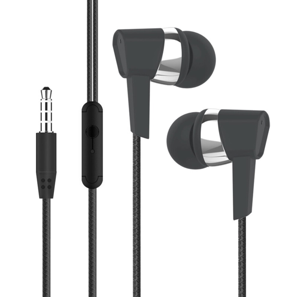 Susuchens Wired Earphone High Fidelity 6D Surround Sound Effect Ergonomic 3.5Mm Stereo Sports In-Ear Earbud For Running Pink 9083649891629