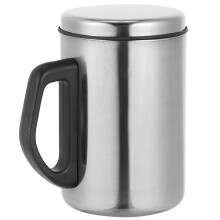 Thermobecher, Thermoskanne, Thermowasserbecher, Thermobecher, Edelstahl-Reisebecher, Heißwasser-Thermoflasche, Mann
