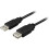 Καλώδιο DELTACO USB2.0 τύπου A αρσενικό γωνιακό - θηλυκό τύπου A 0,2m, μαύρο (USB2-102S) 2