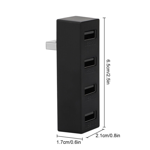 USB-hubadapter for Xbox Series S/X Rask dataoverføring, stabil drift, 4 USB-porter 2
