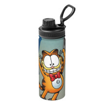 Bouteille d'eau isotherme GarField Sports en acier inoxydable, gobelet portable pour l'extérieur, bouteille d'eau tendance pour les voyages, le